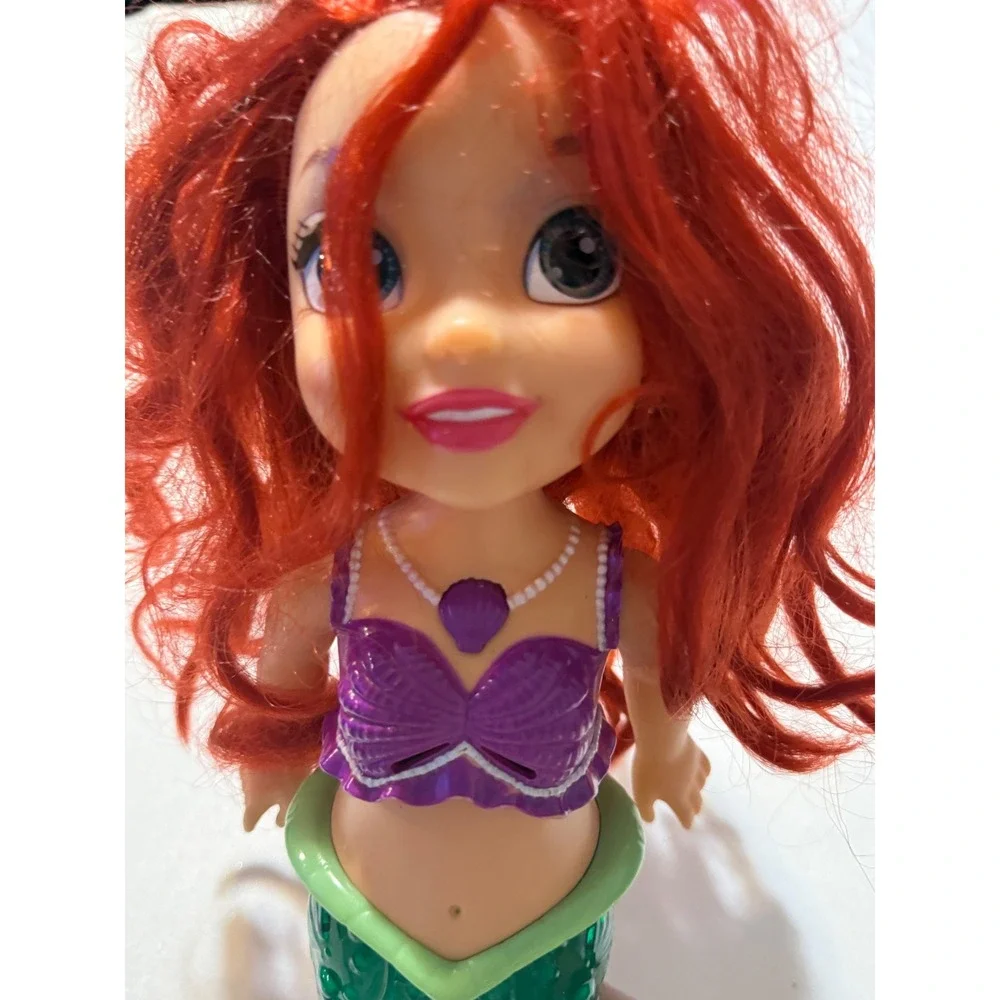Disney Princess Ariel Toddler Doll The Little Mermaid Red Hair Green Tail Figure